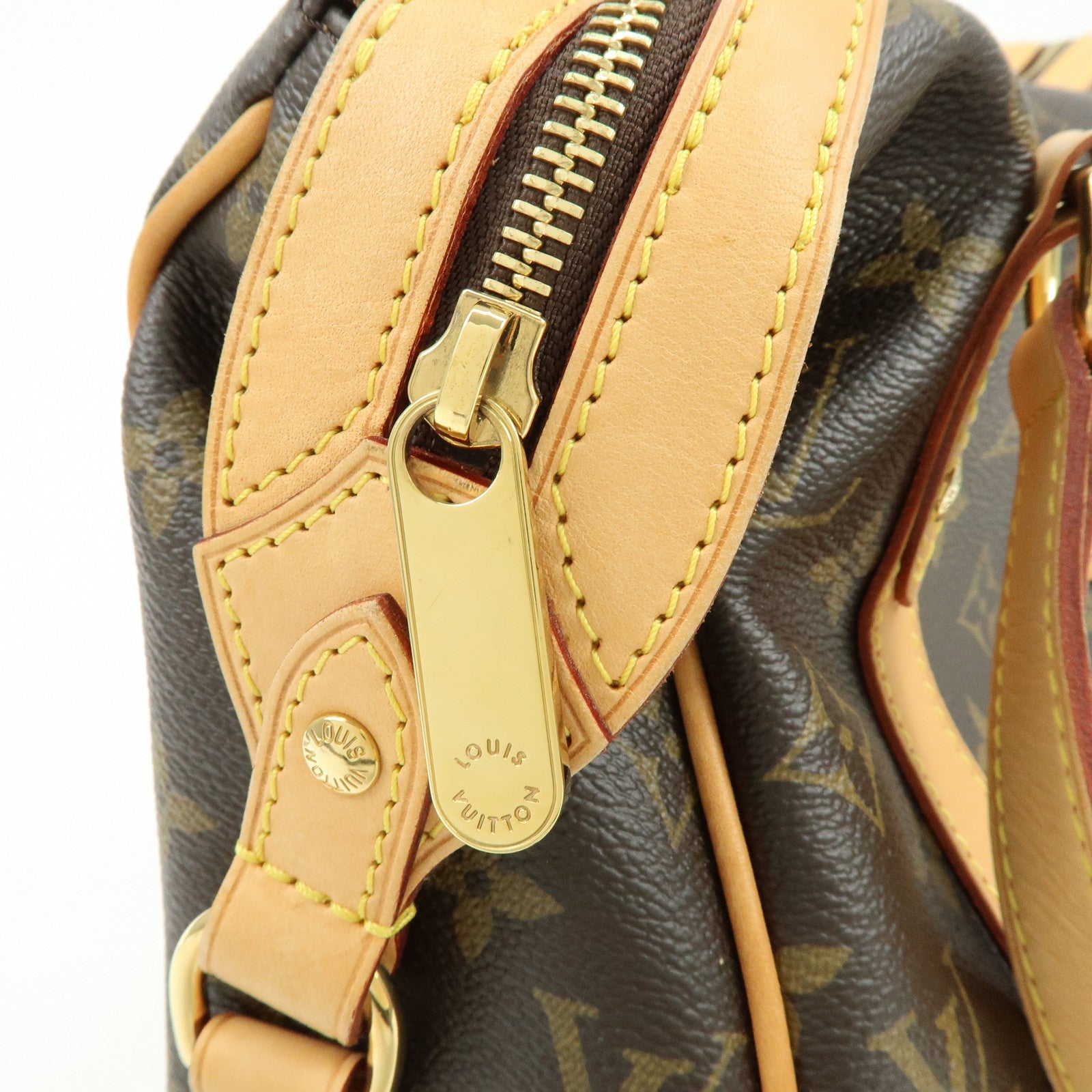 Louis Vuitton Monogram Stresa PM Shoulder Bag Brown M51186