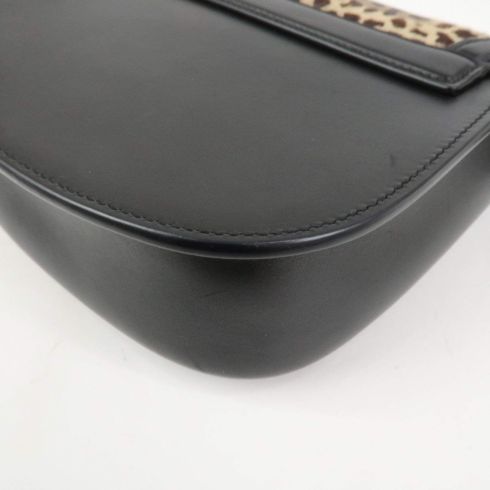 SAINT LAURENT PARIS Cassandre KaiaSmall Leopard Shoulder Bag 619740