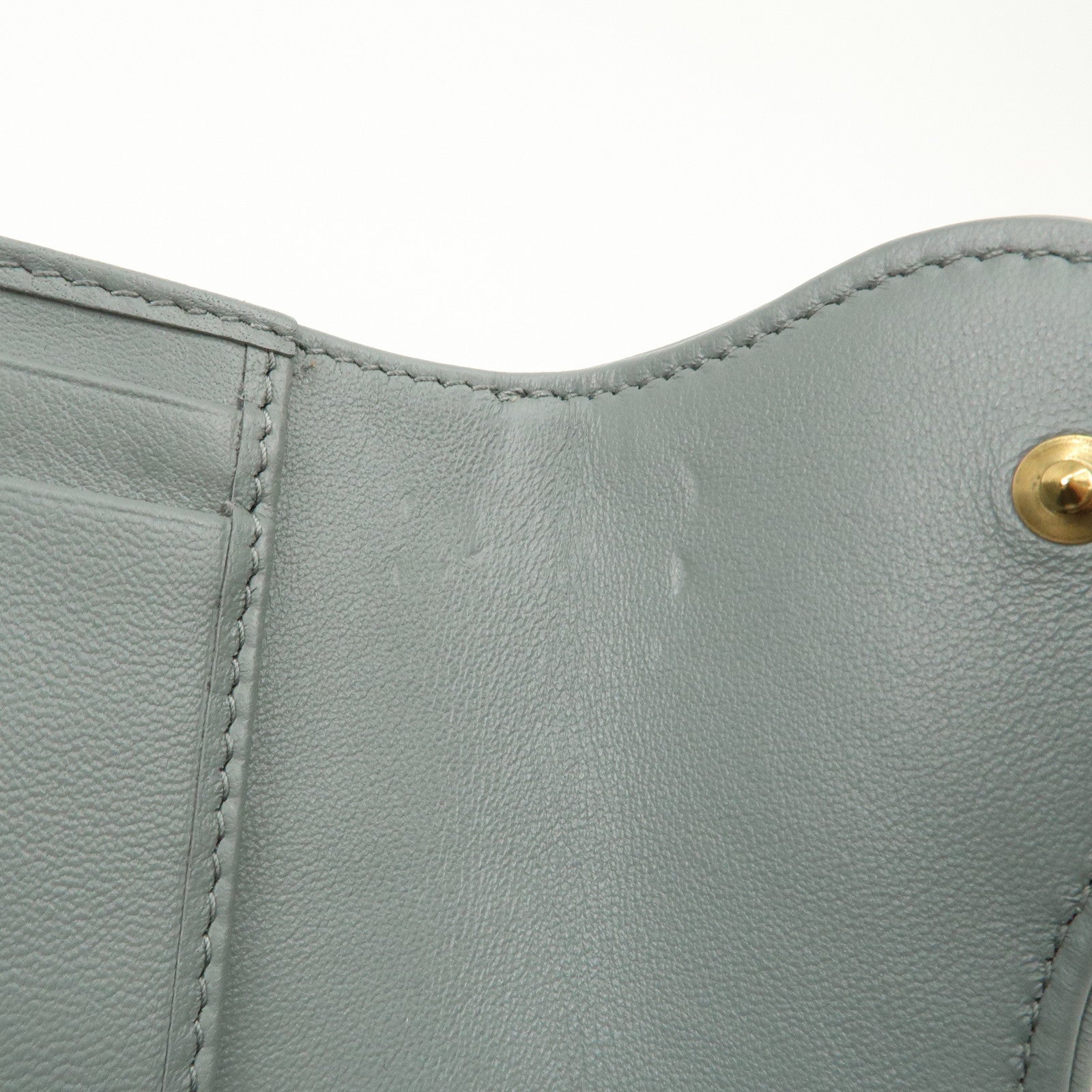 Christian Dior Oblique Jacquard Saddle Lotus Wallet Gray