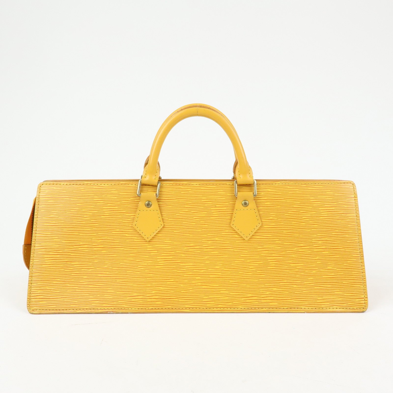 Louis Vuitton Epi Sac Triangle Hand Bag Tassili Yellow M52099