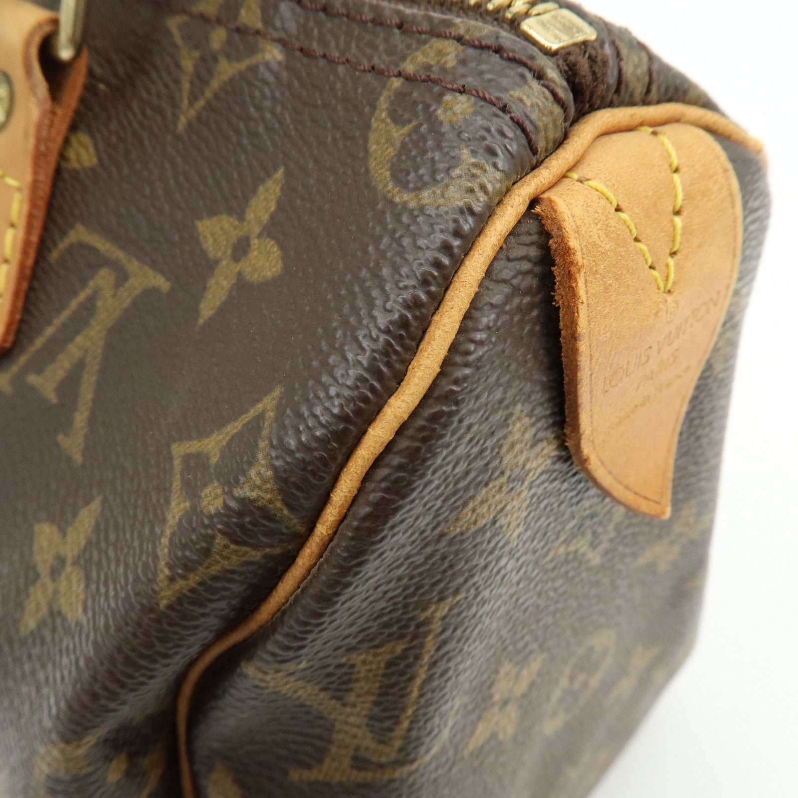 Louis Vuitton Monogram Speedy 25 Boston Bag Hand Bag Brown M41528