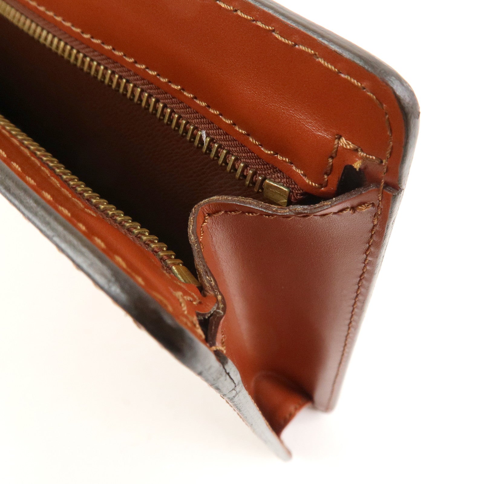 Louis Vuitton Epi Pochette Homme Clutch Bag Kenya Brown M52523