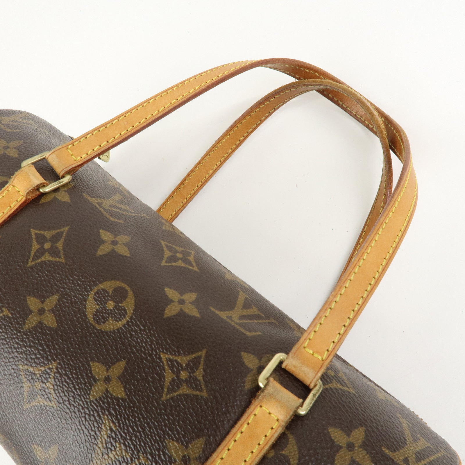 Louis Vuitton Monogram Papillon 26 Hand Bag Brown M51386