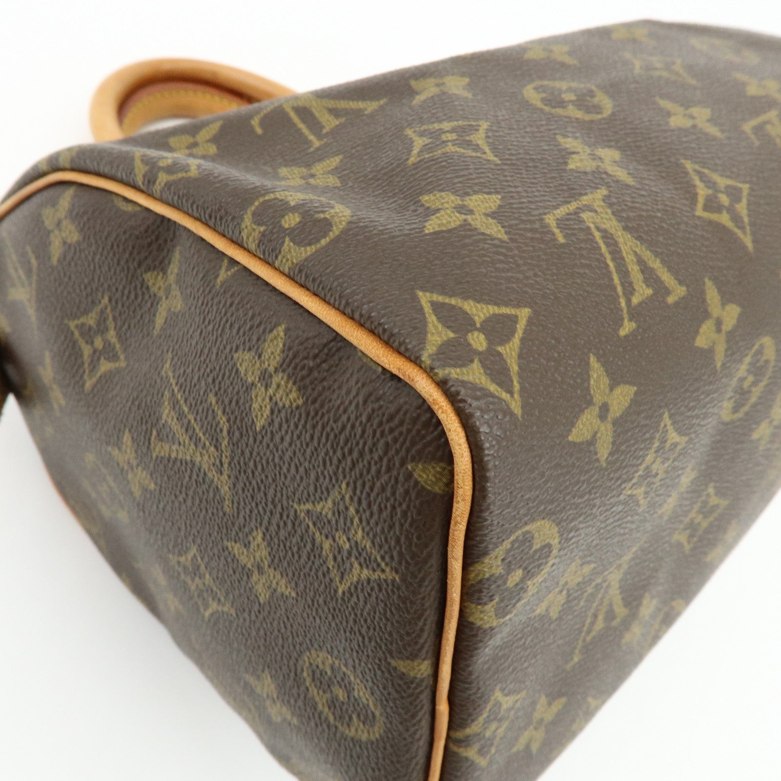 Louis Vuitton Monogram Speedy 25 Boston Bag Hand Bag Brown M41528