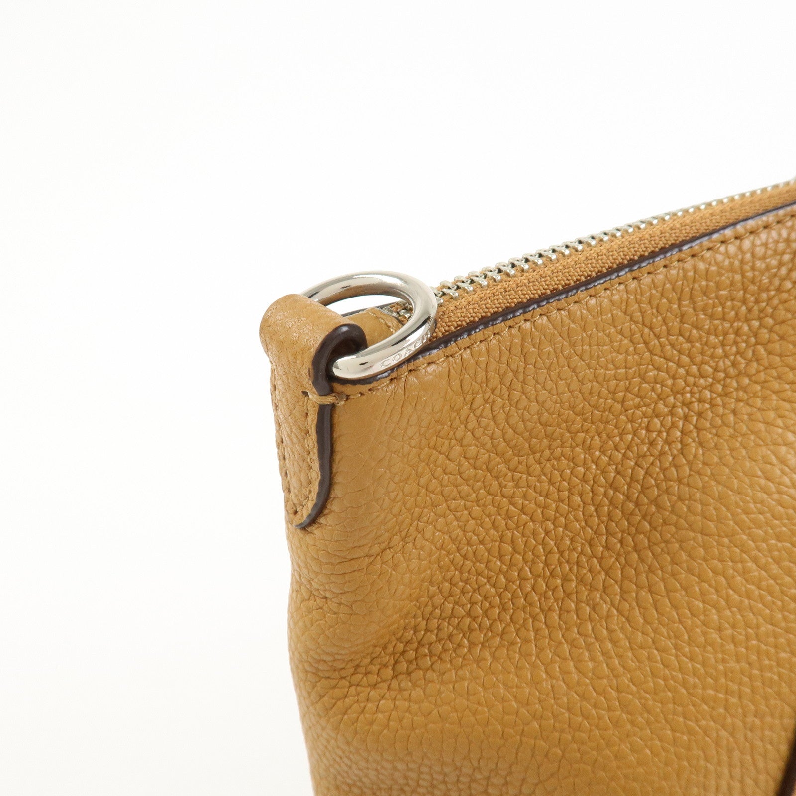 COACH Prairie Leather 2Way Shoulder Bag Hand Bag Brown