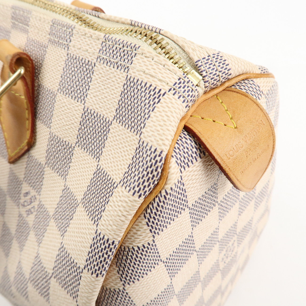 Louis Vuitton Damier Azur Speedy 30 Boston Bag Hand Bag N41533 Used