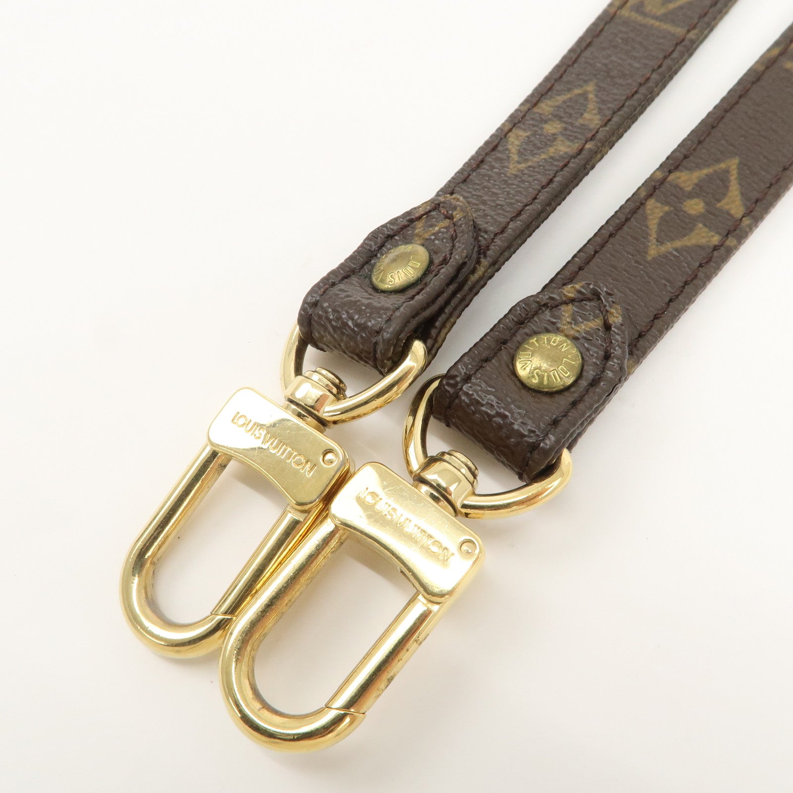 Louis Vuitton Monogram Canvas Shoulder Strap 120cm Brown J75010 Used