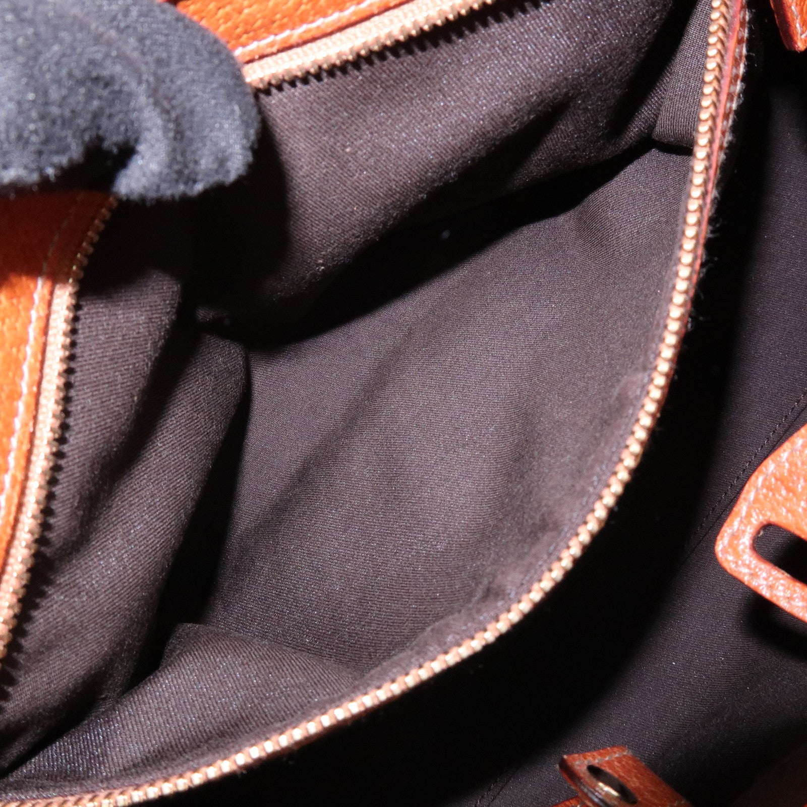 GUCCI GG Monogram Canvas Leather Shoulder Bag Brown 145761