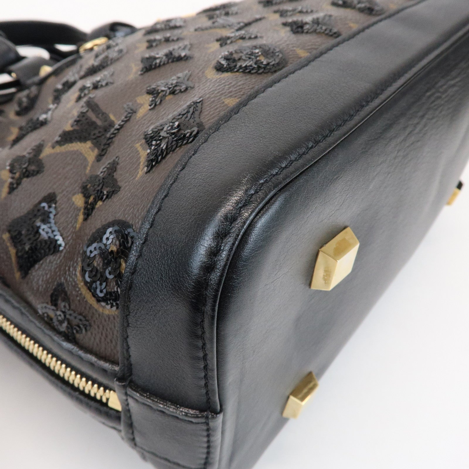 Louis Vuitton Monogram Eclipse Alma Hand Bag Noir M40246