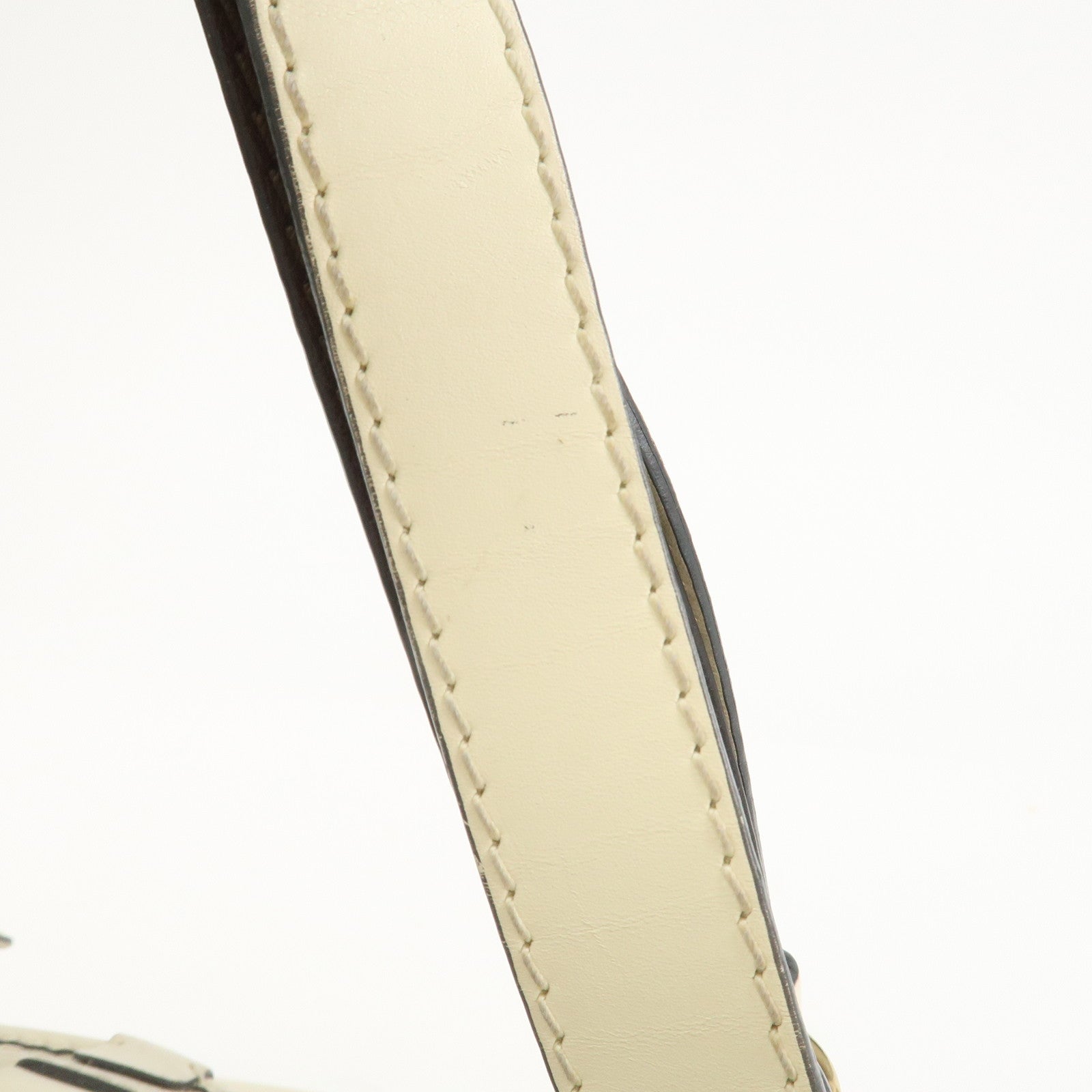 Chloe Kerala Leather Shoulder Bag Hand Bag Ivory Brown