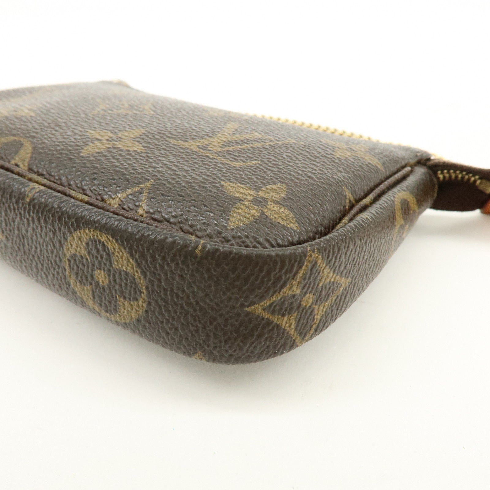 Louis Vuitton Monogram Mini Pochette Accessoires Hand Bag M58009