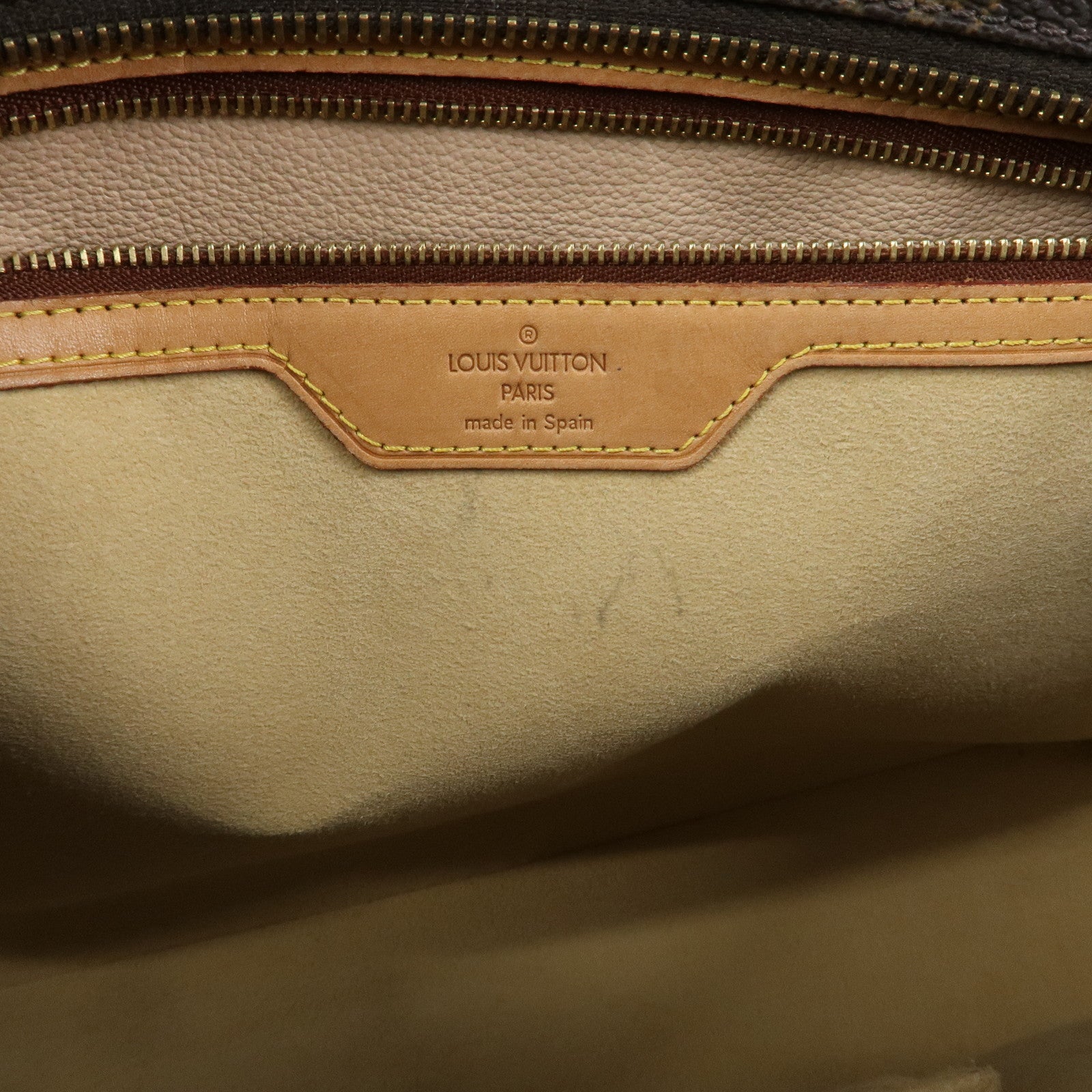 Louis Vuitton Monogram Luco Tote Bag Shoulder Bag Brown M51155
