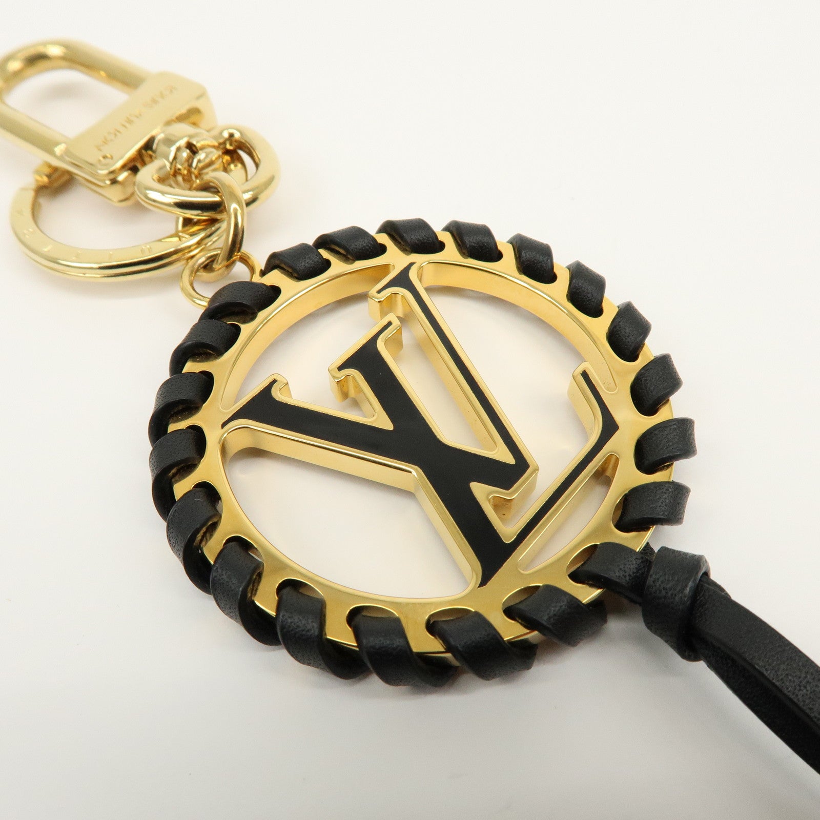 Louis Vuitton Porte Cles Very LV Circle Bag Charm Black M63082