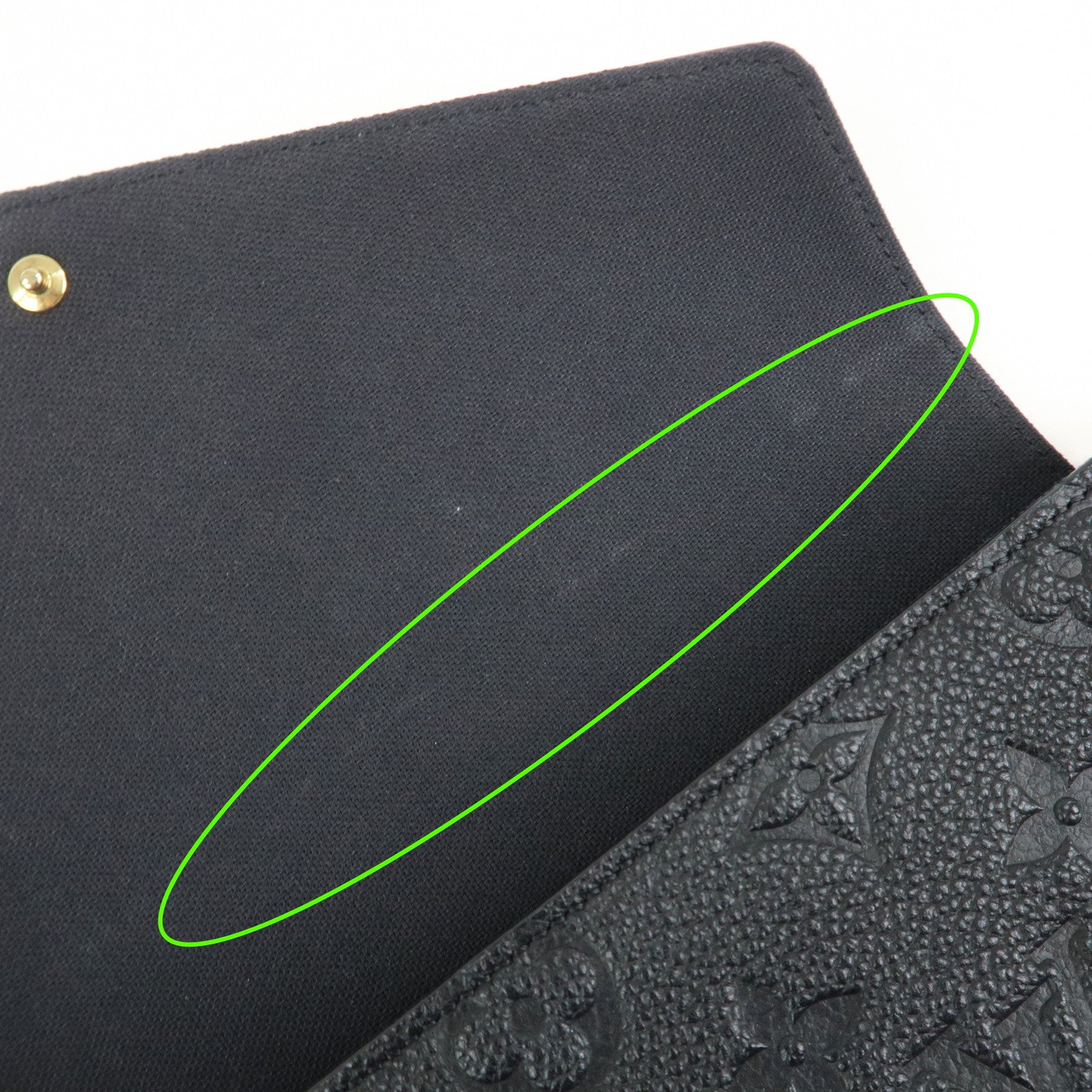 Louis Vuitton Monogram Empreinte Pochette Fテゥlicie Noir Black M82477