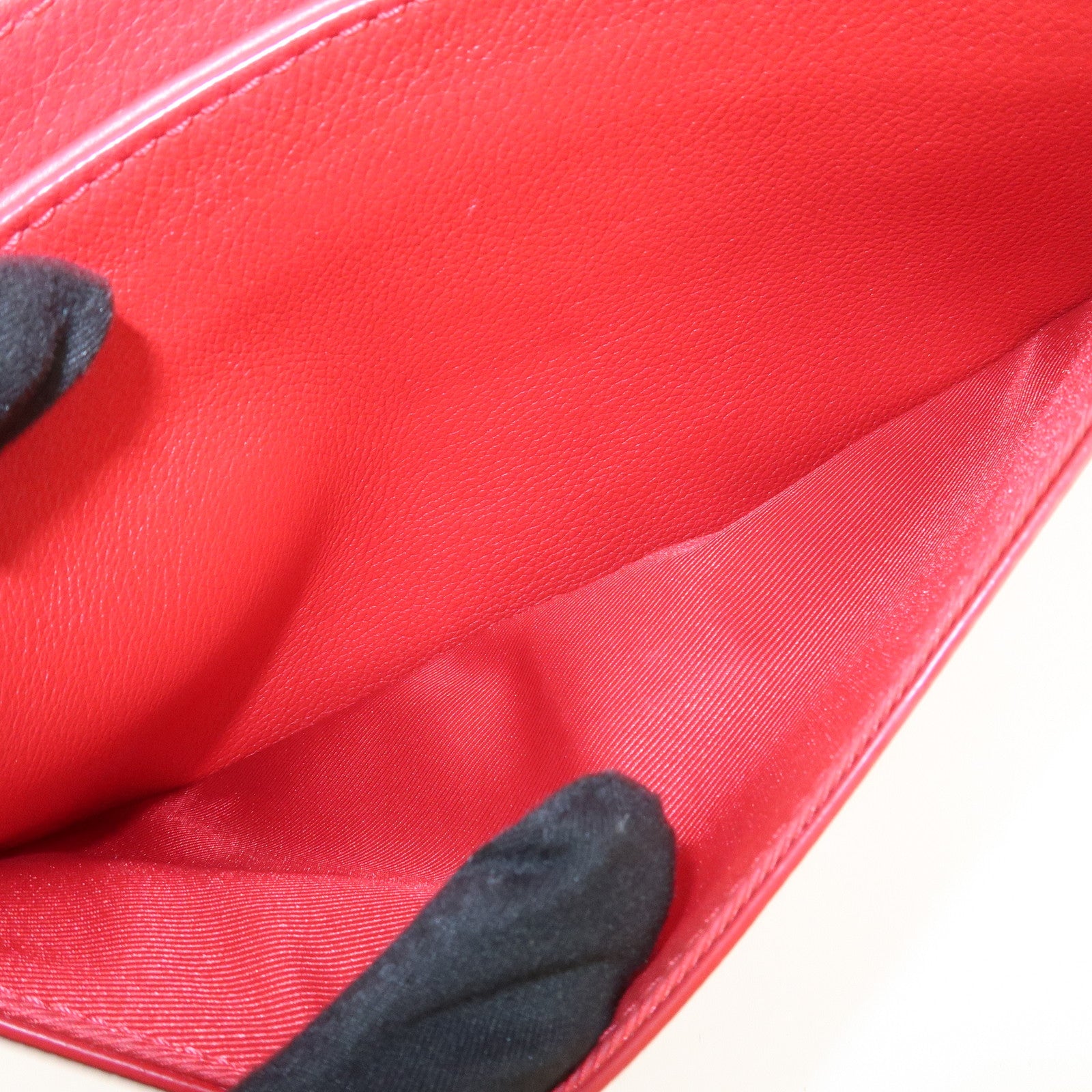 Louis Vuitton Calf Leather My Lockme BB 2Way Hand Bag Ruby M51419