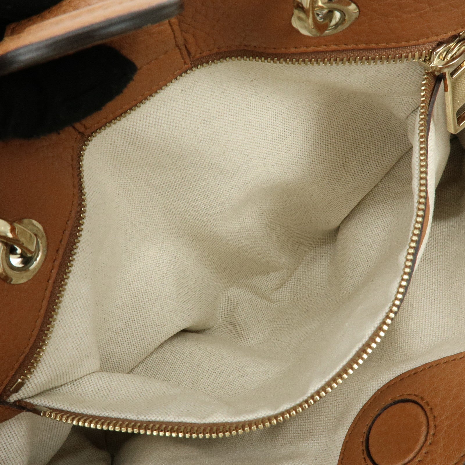 GUCCI Bamboo Shopper Medium 2Way Bag Shoulder Bag Brown 323660
