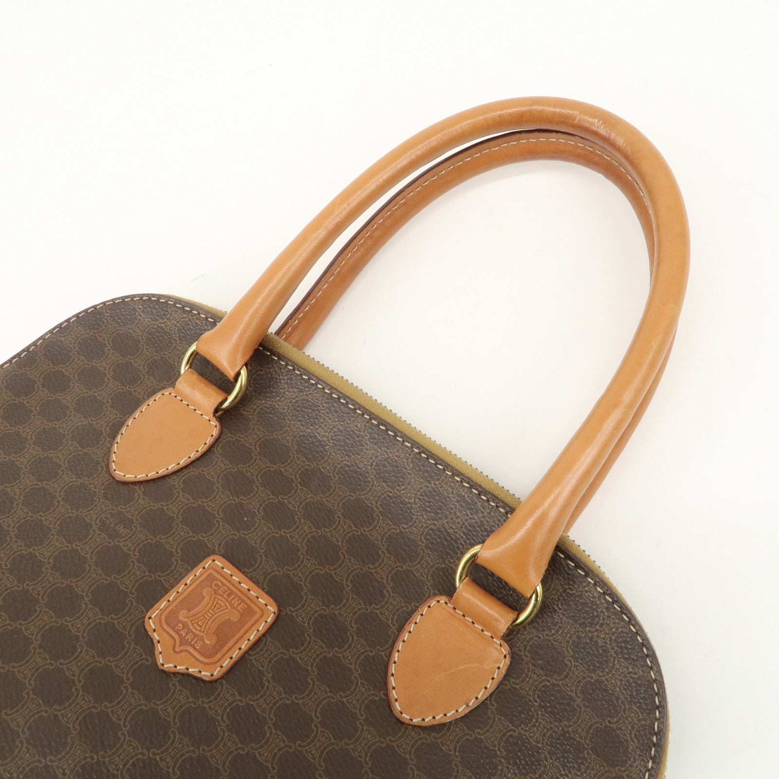 CELINE Macadam PVC Leather Hand Bag Shoulder Bag
