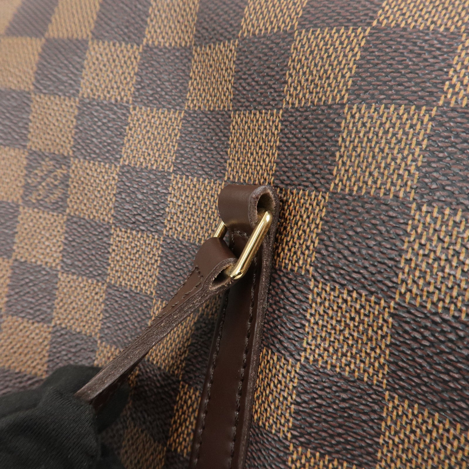 Louis Vuitton Damier Ebene Papillon 30 Hand Bag Brown N51303