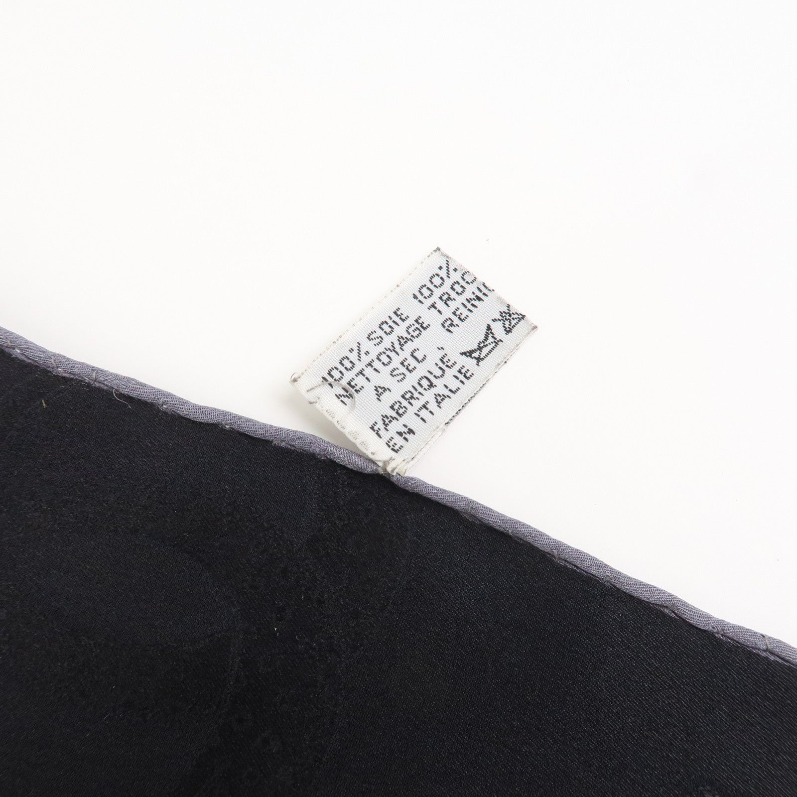 Cartier Must de Cartier Silk 100% Scarf Bijou Pattern Black Yellow