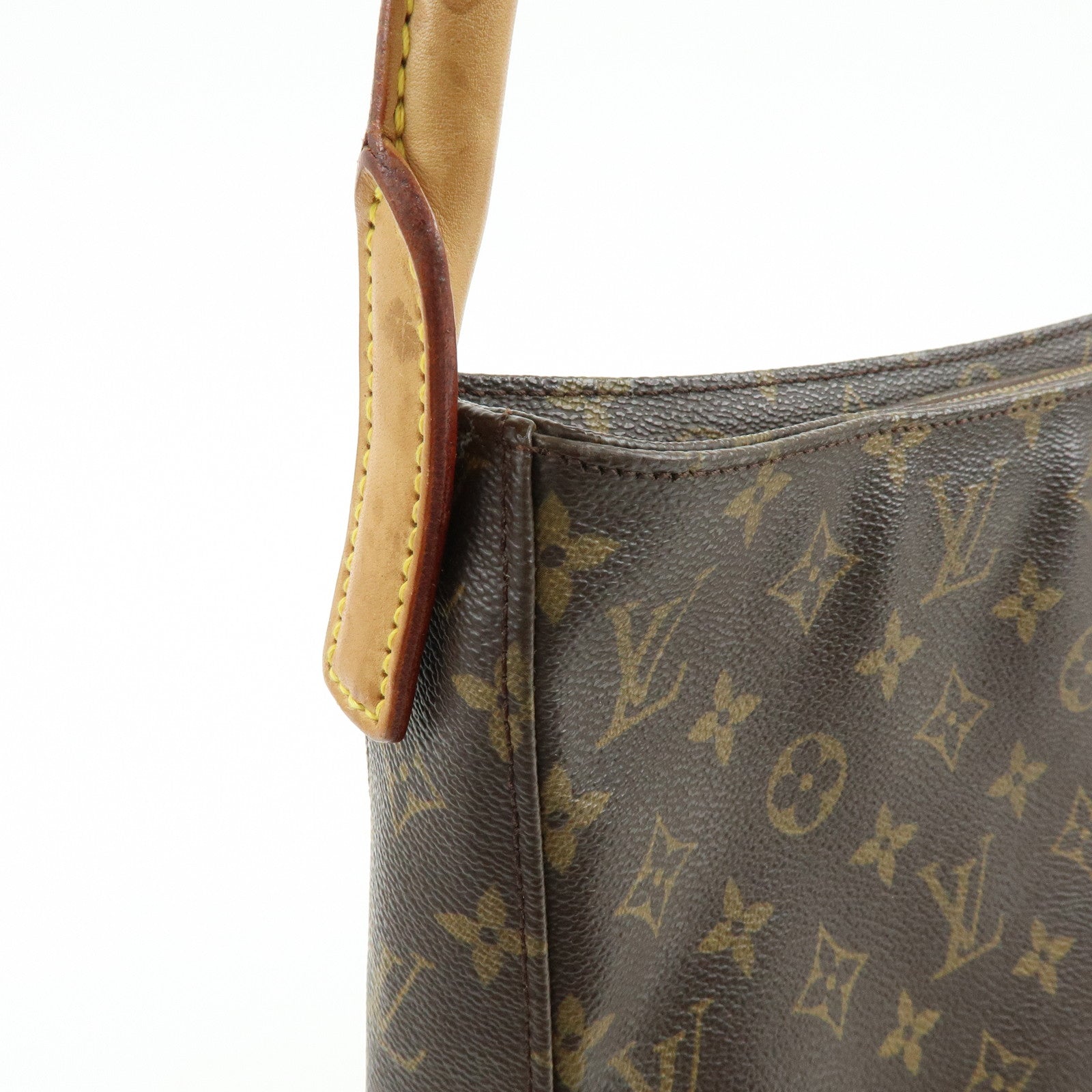 Louis Vuitton Monogram Looping GM Shoulder Bag Brown M51145