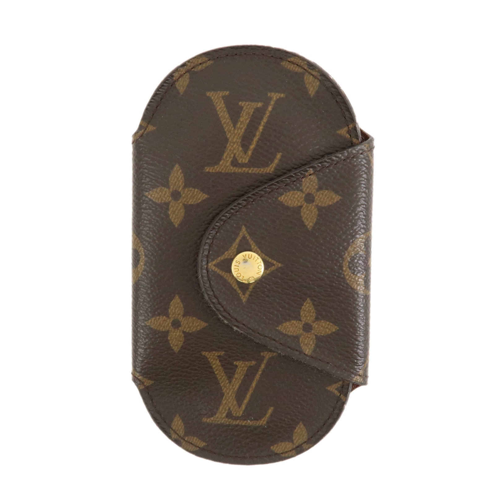 Louis Vuitton Monogram Rond GM Canvas Key Case Brown M60116