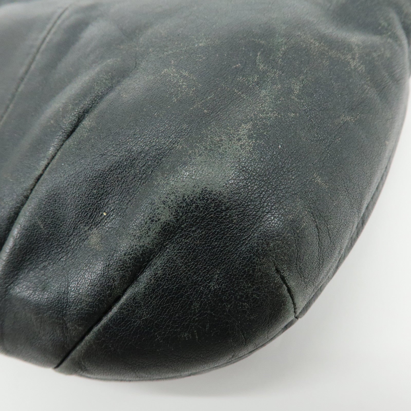 COACH Signature Set of 2 Canvas Leather Shoulder Bag Black Beige