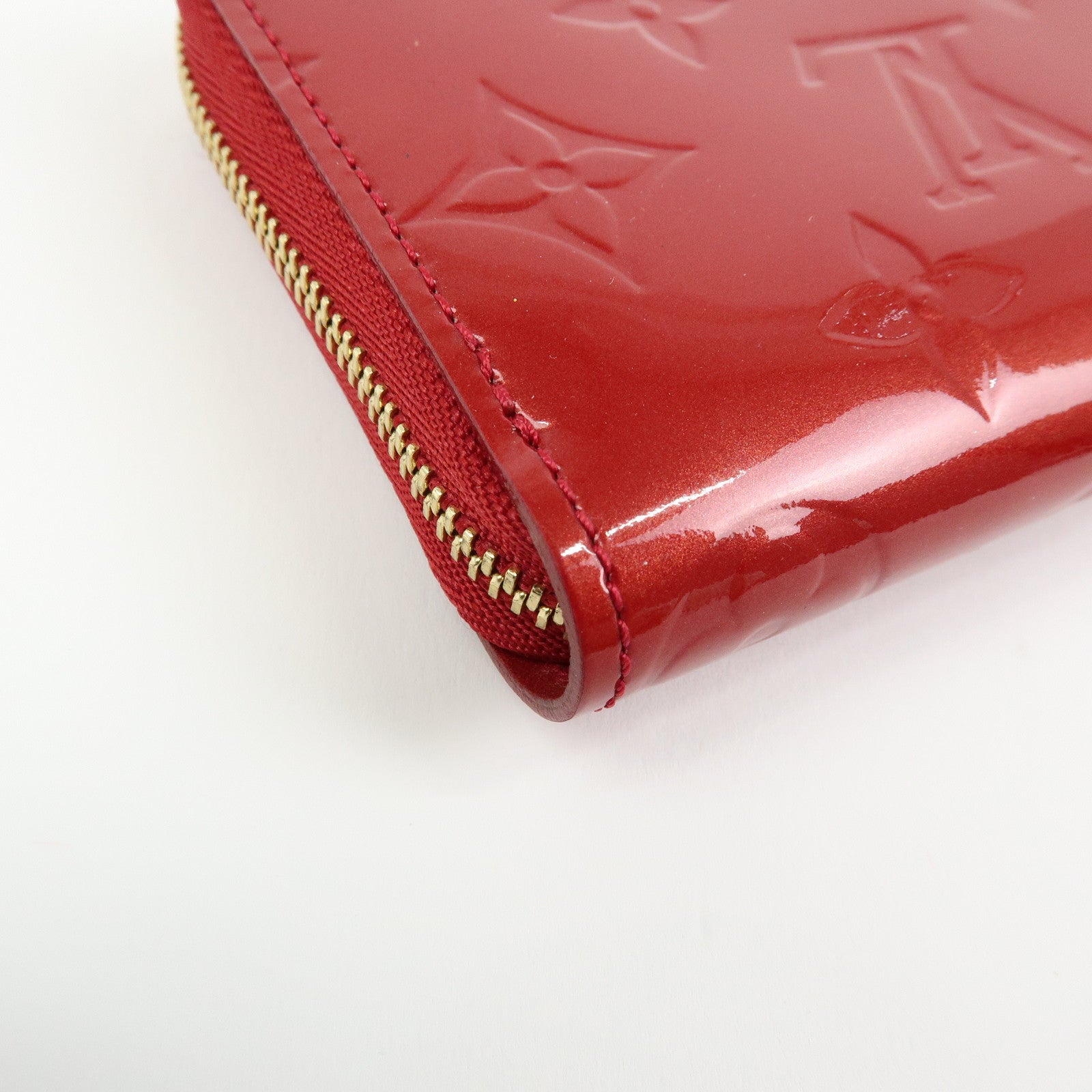 Louis Vuitton Monogram Vernis Zippy Coin Purse Pomme d'Amour M93608