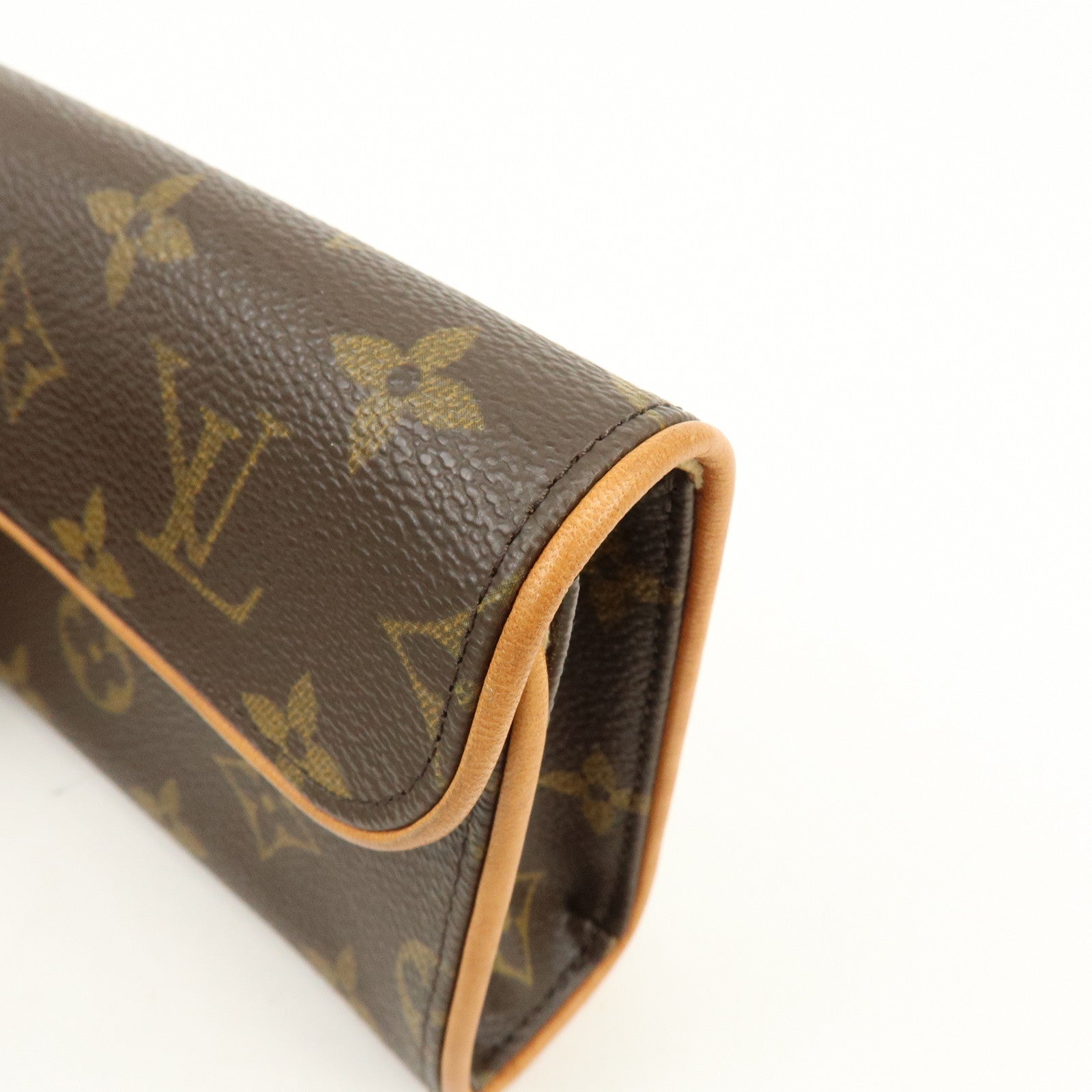 Louis Vuitton Monogram Pochette Florentine Waist Bag Belt XS M51855
