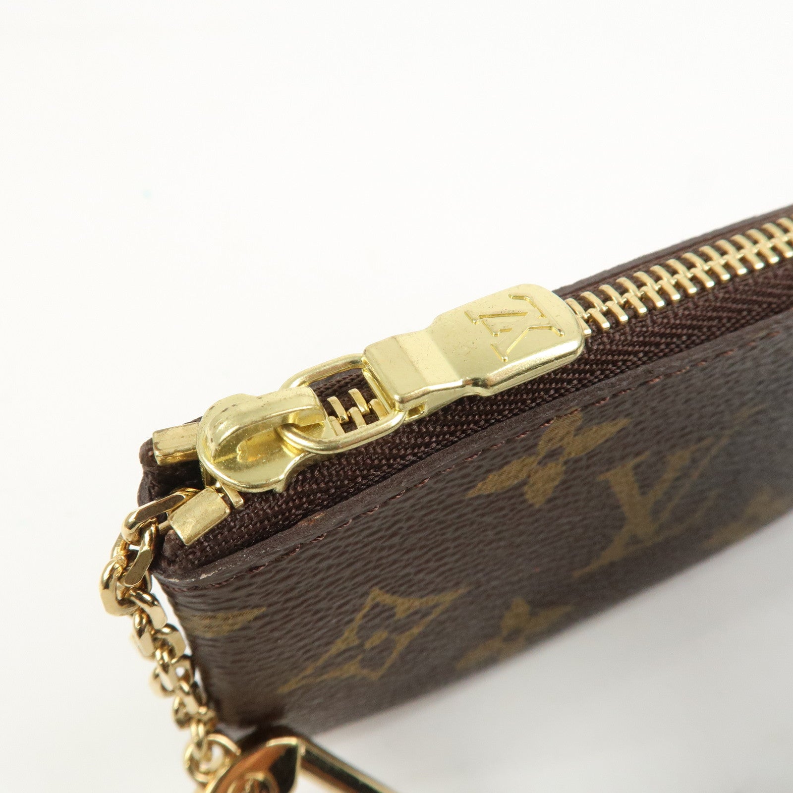 Louis Vuitton Monogram Pochette Cles Coin Case Key Case M62650