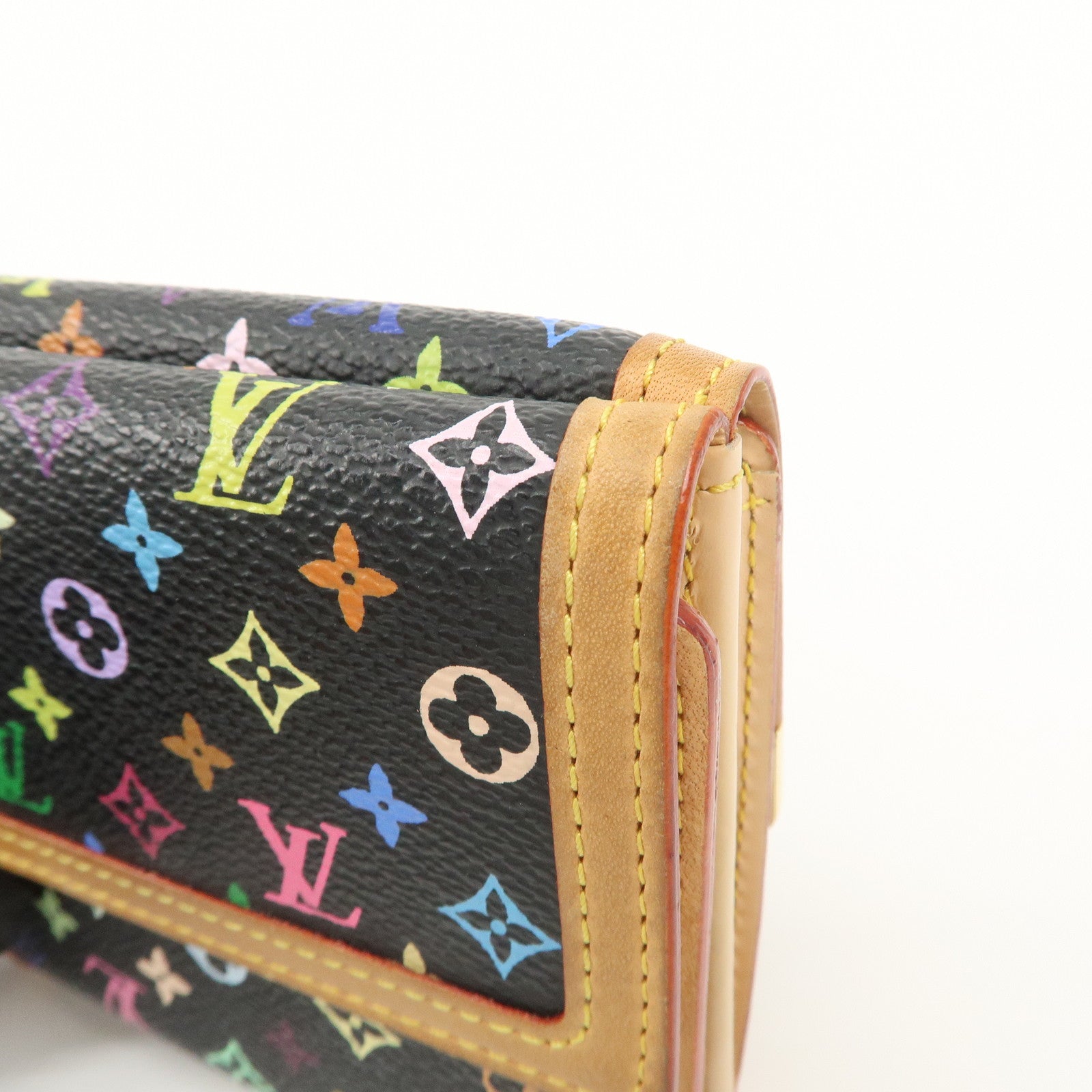Louis Vuitton Monogram Porte Monnaie Billets Carte Credit M92984 Used