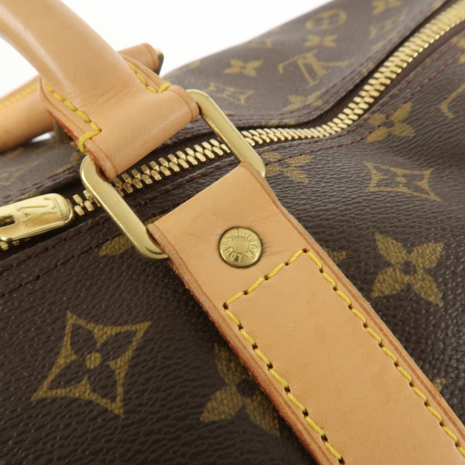 Louis Vuitton Monogram Keep All Bandouliere 60 Boston Bag M41412