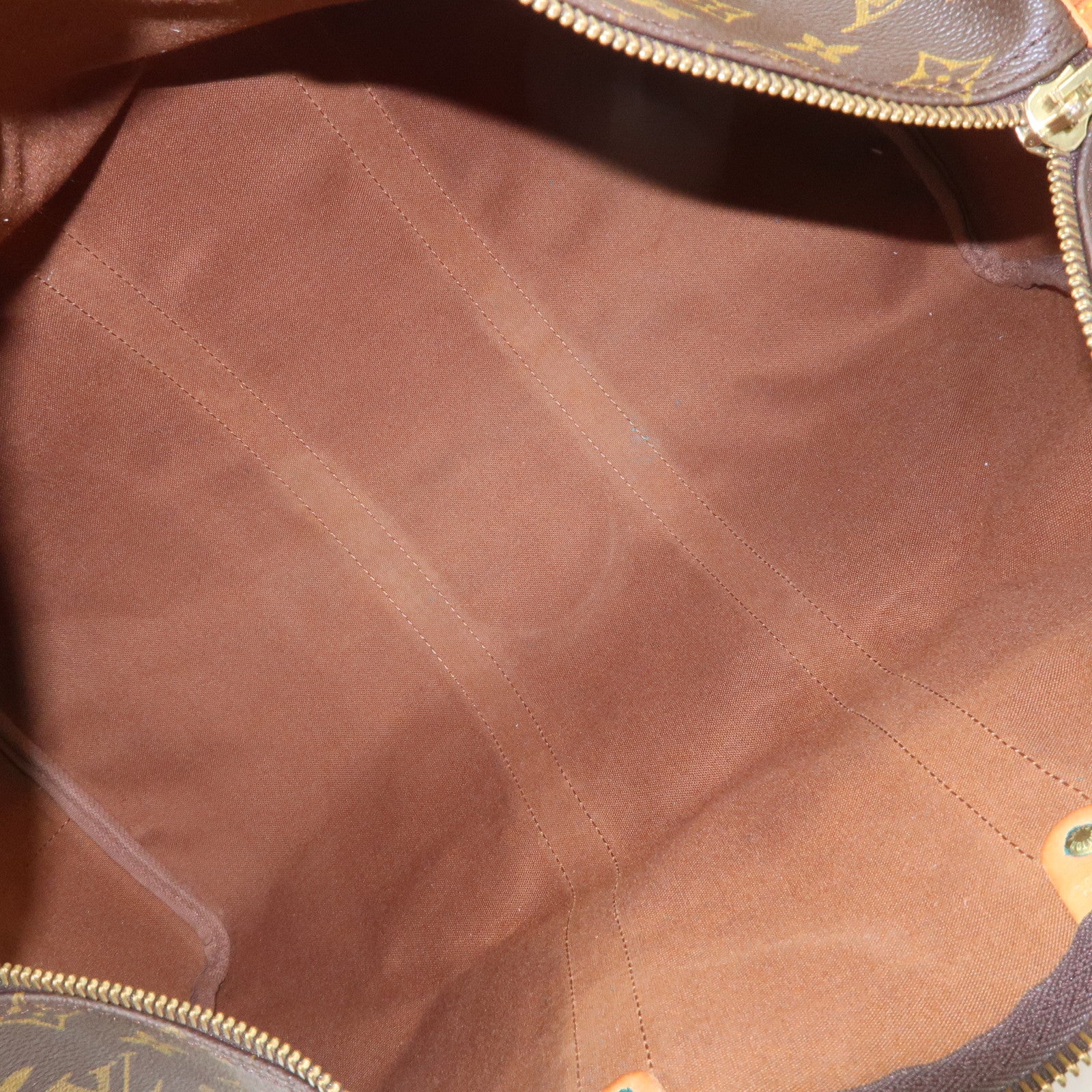 Louis Vuitton Monogram Keep All 45 Boston Bag Brown M41418 Used