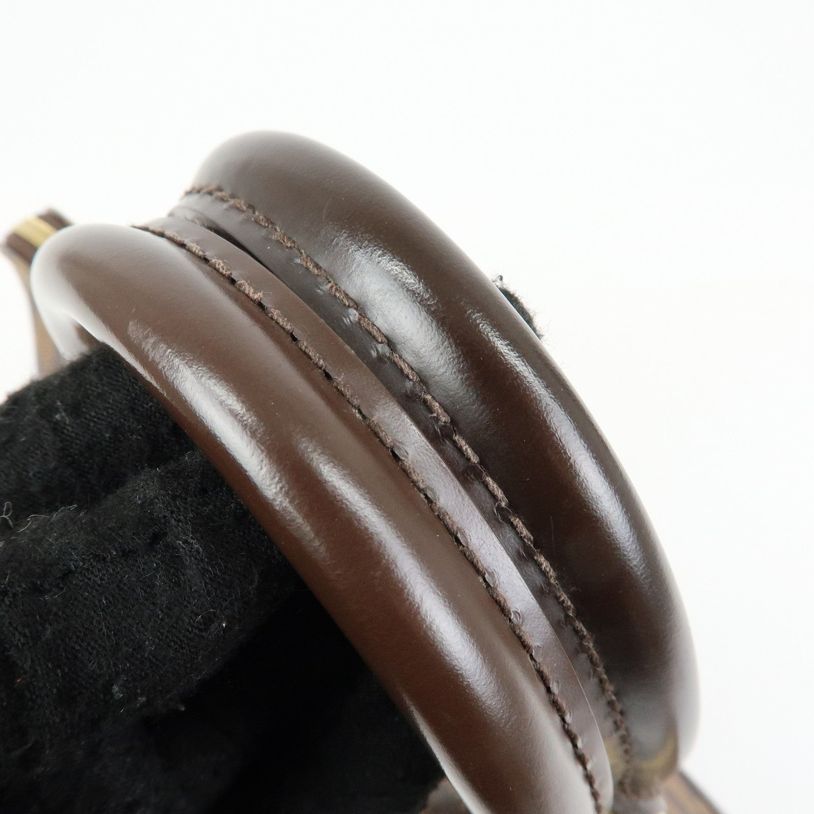 Louis Vuitton Damier Canvas Leather Alma PM Hand Bag Brown N51131