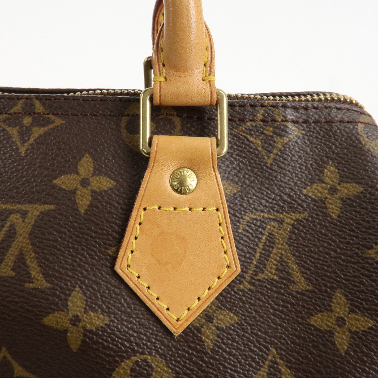 Louis Vuitton Monogram Speedy 25 Hand Bag Boston Bag M41528 Used