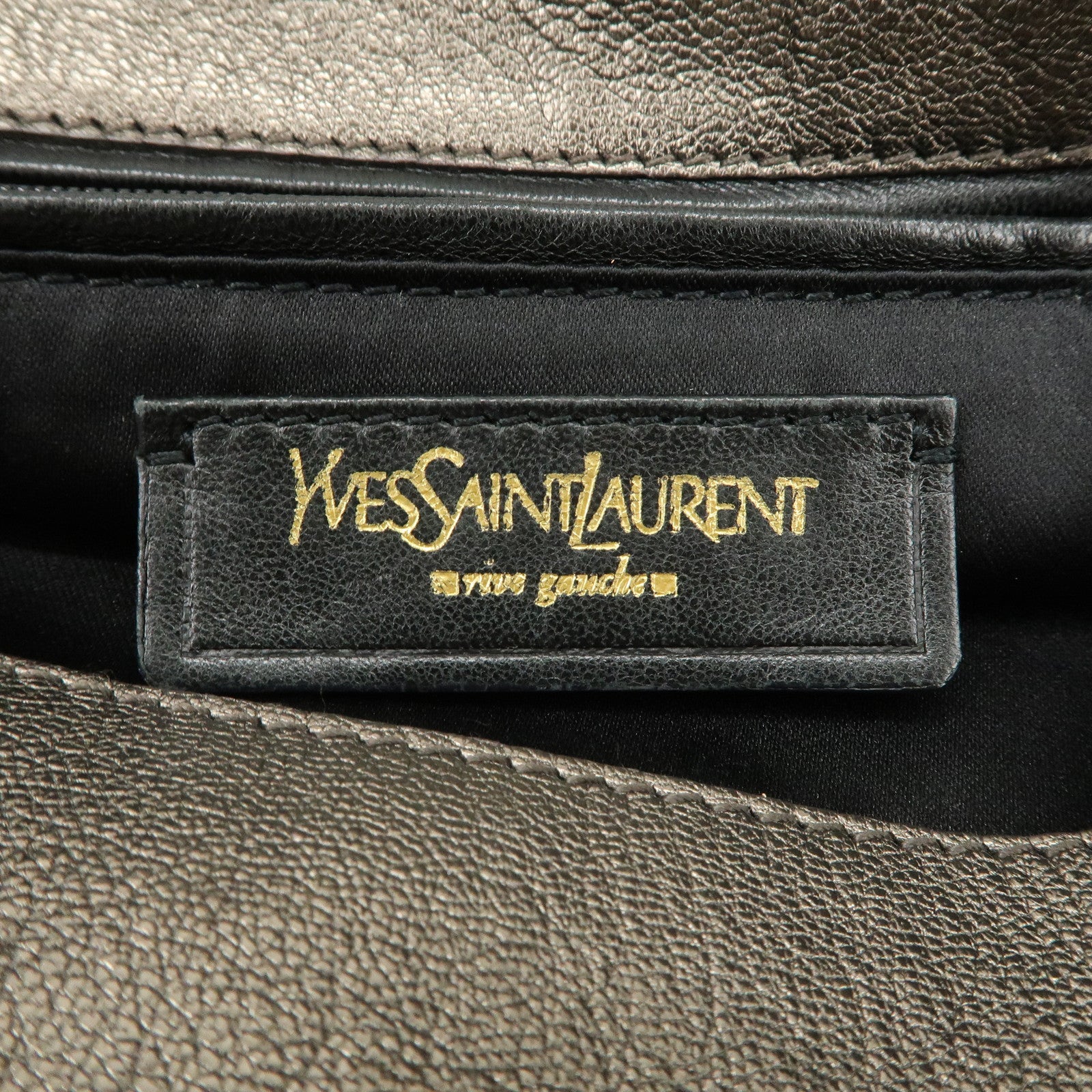 SAINT LAURENT Metropolis Rive Gauche Leather Tote Bag 177739