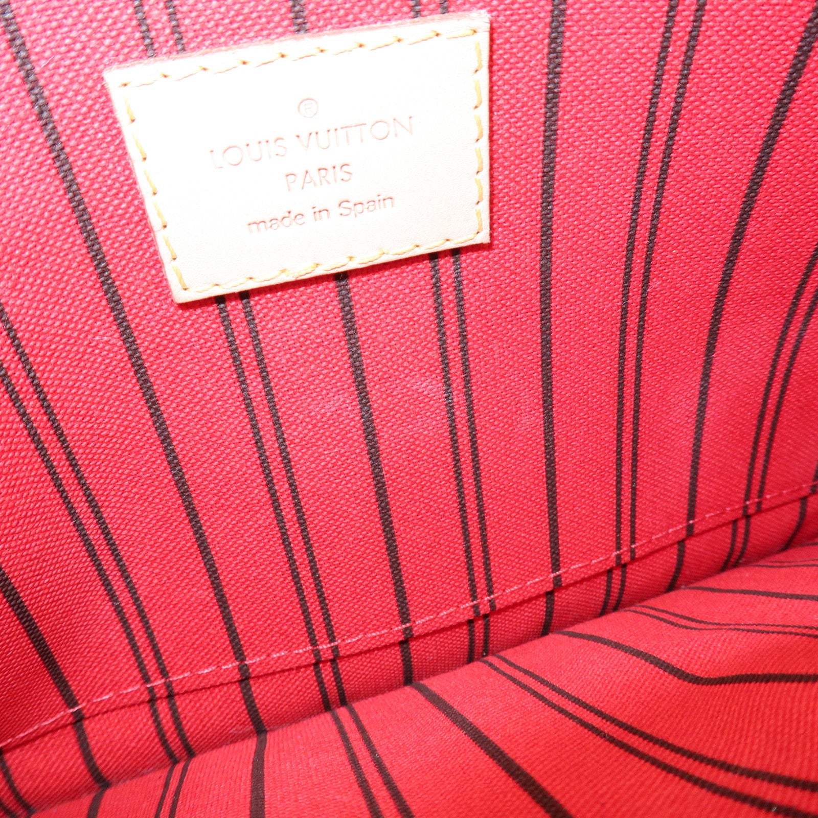 Louis Vuitton Monogram Canvas Pouch for Neverfull PM Tote Bag