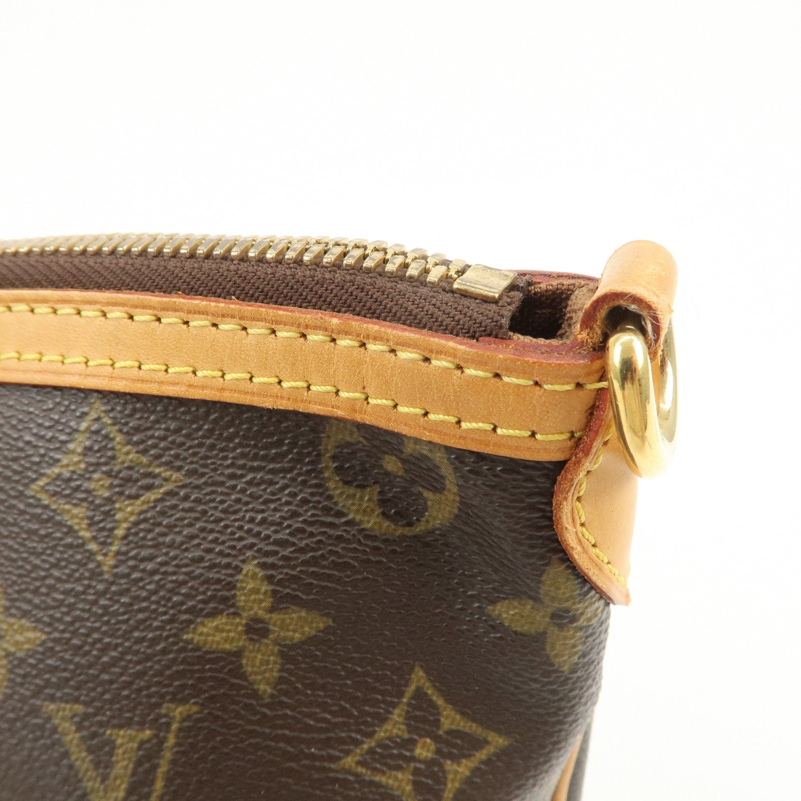 Louis Vuitton Monogram Palermo PM 2Way Bag Hand Bag Brown M40145