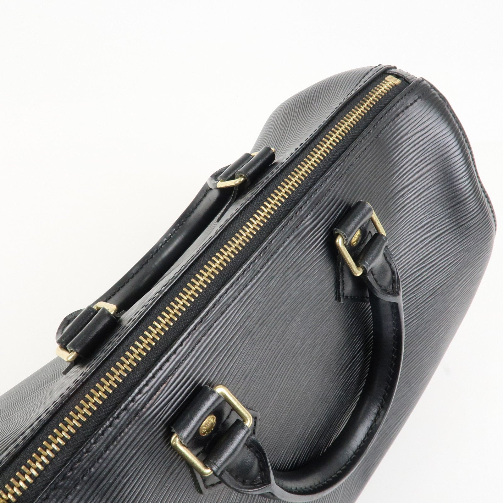 Louis Vuitton Epi Speedy 25 Hand Bag Boston Bag Noir M59032 Used