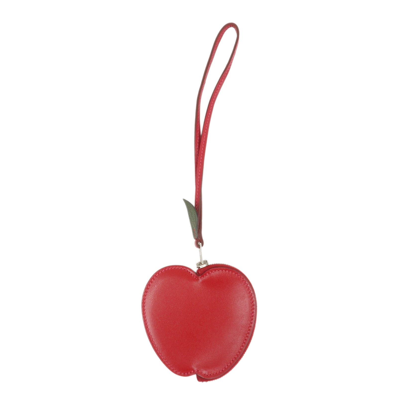 HERMES Tutti Frutti Porte Monnaie Pomme T Stmaped Apple Coin Case