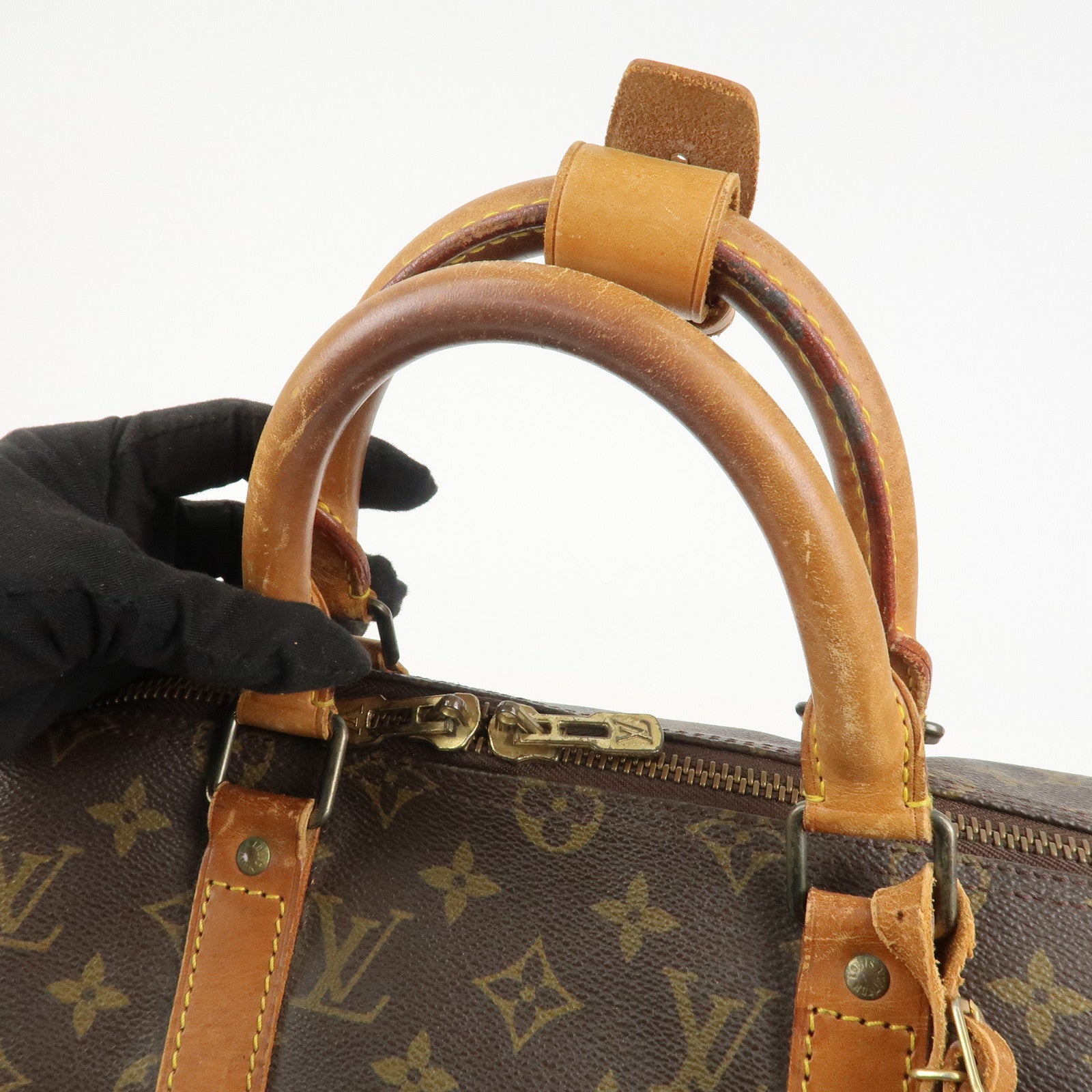 Louis Vuitton Monogram Keep All 50 Boston Bag Travel Bag M41426