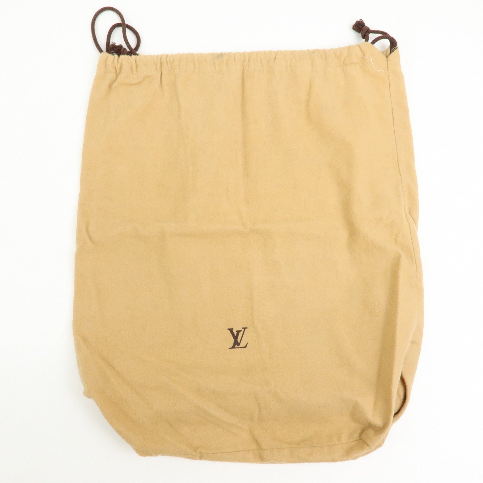 Louis Vuitton Set of 10 Dust Bag Storage Bag Drawstring Style Beige