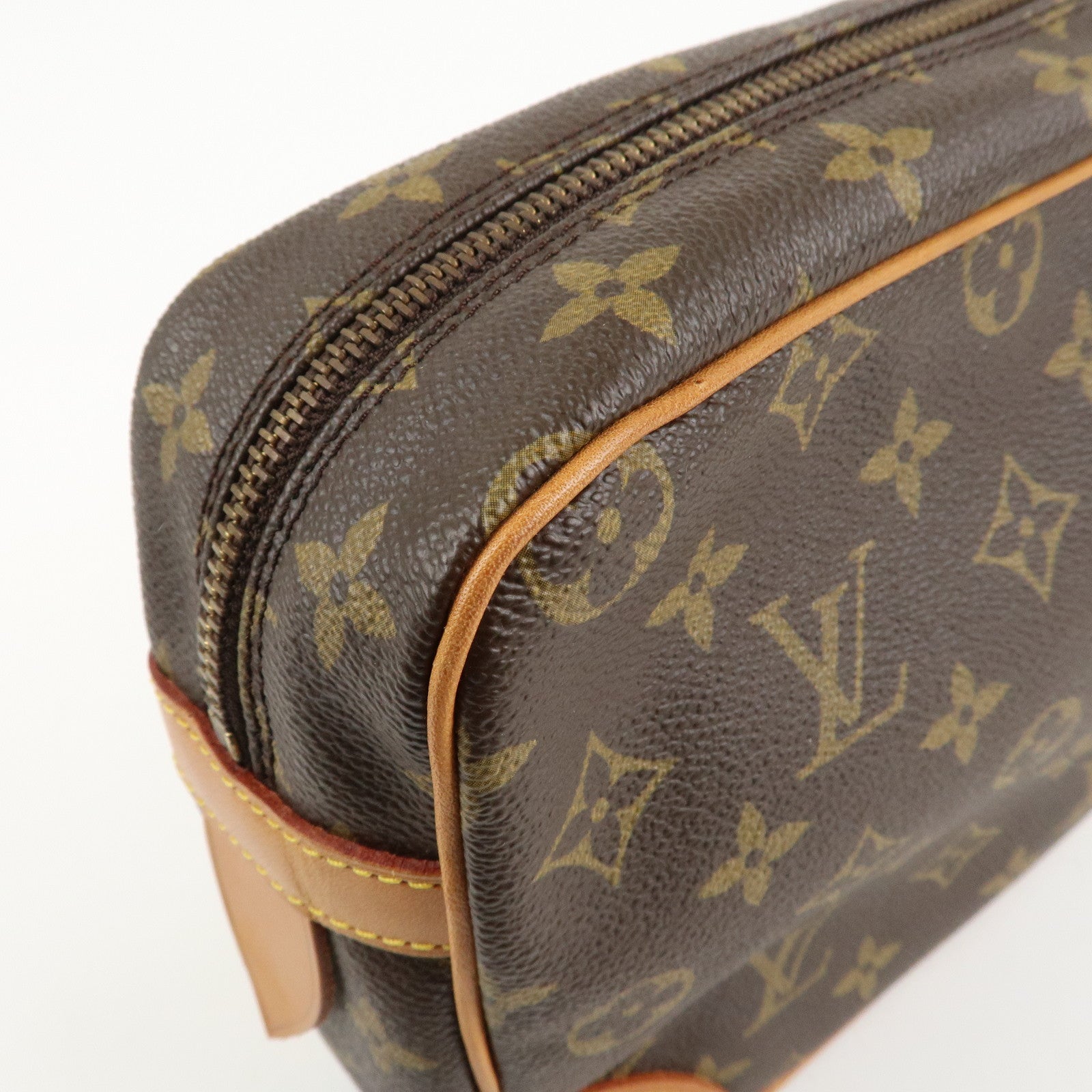 Louis Vuitton Monogram Compiegne 28 Pouch Clutch Bag M51845 Used