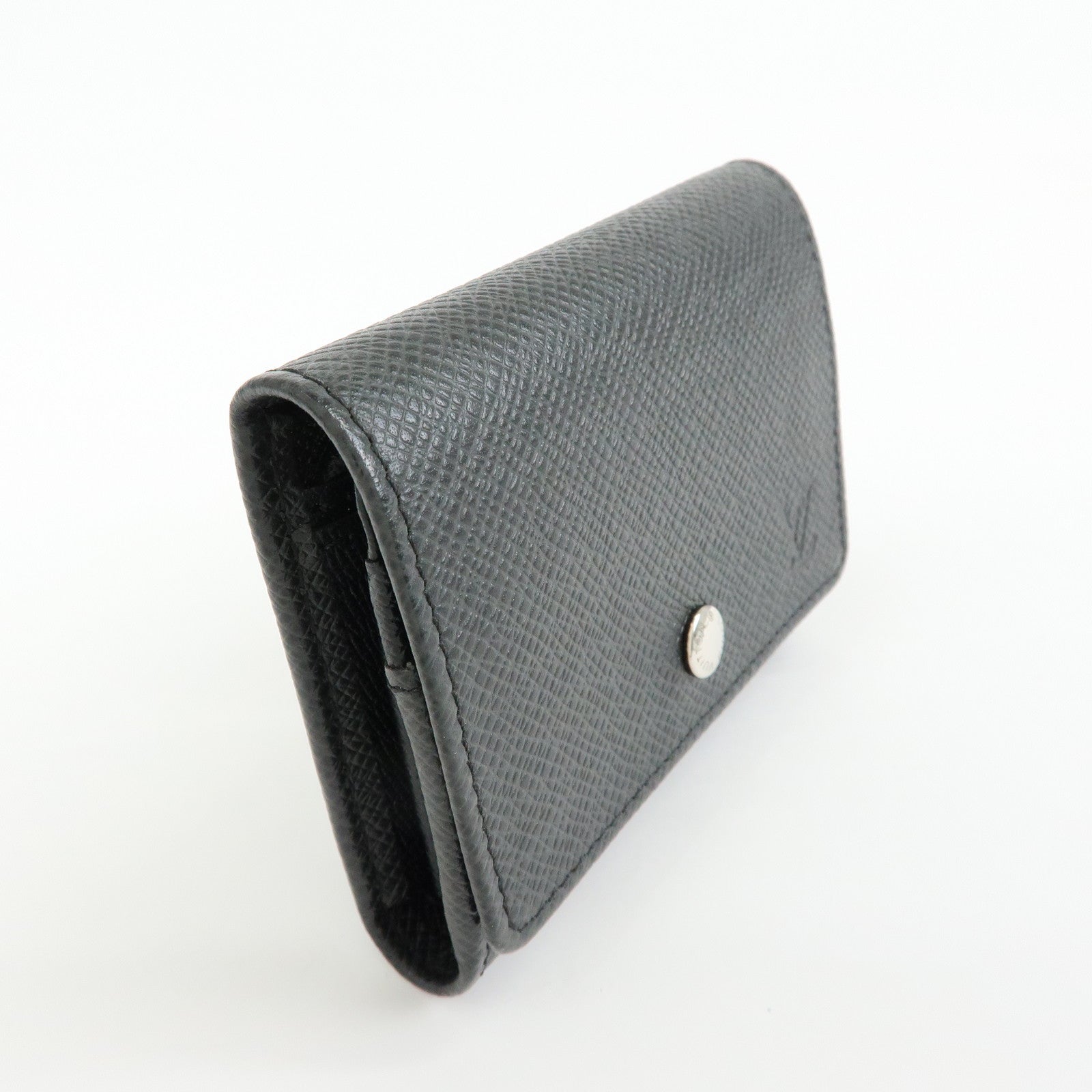 Louis Vuitton Taiga Porte Monnaie Sergei Coin Case Black M32562