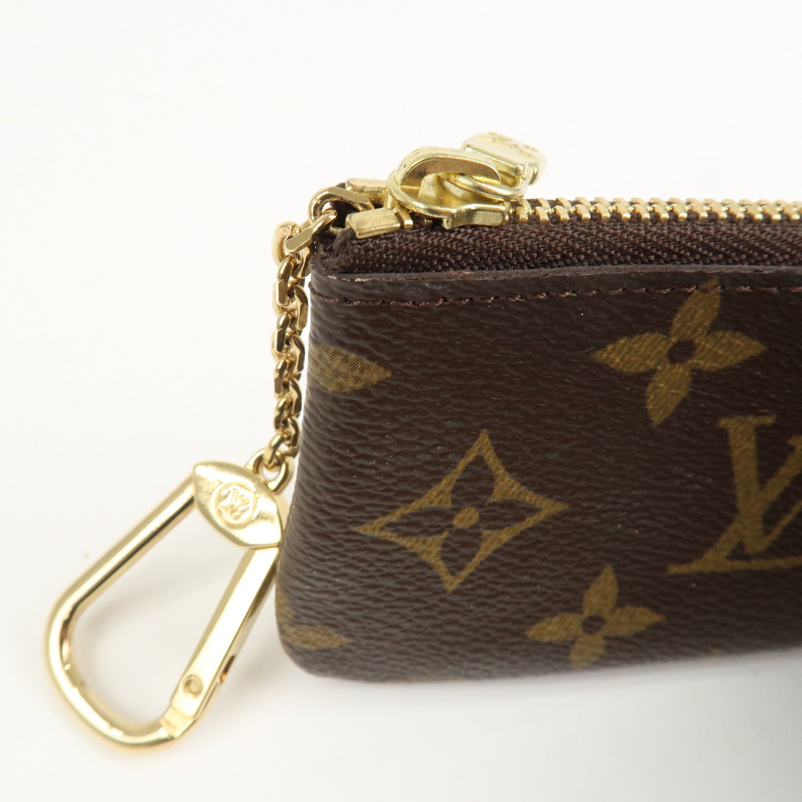 Louis Vuitton Monogram Pochette Cles Coin Case Key Case M62650