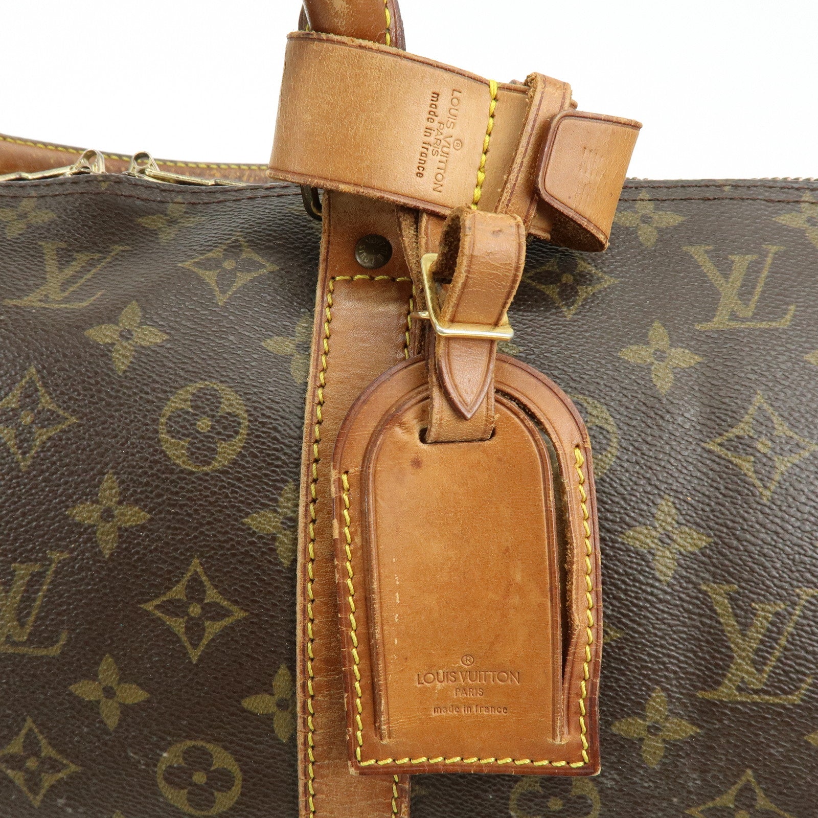 Louis Vuitton Monogram Keep All Bandouliere 60 Boston Bag M41412