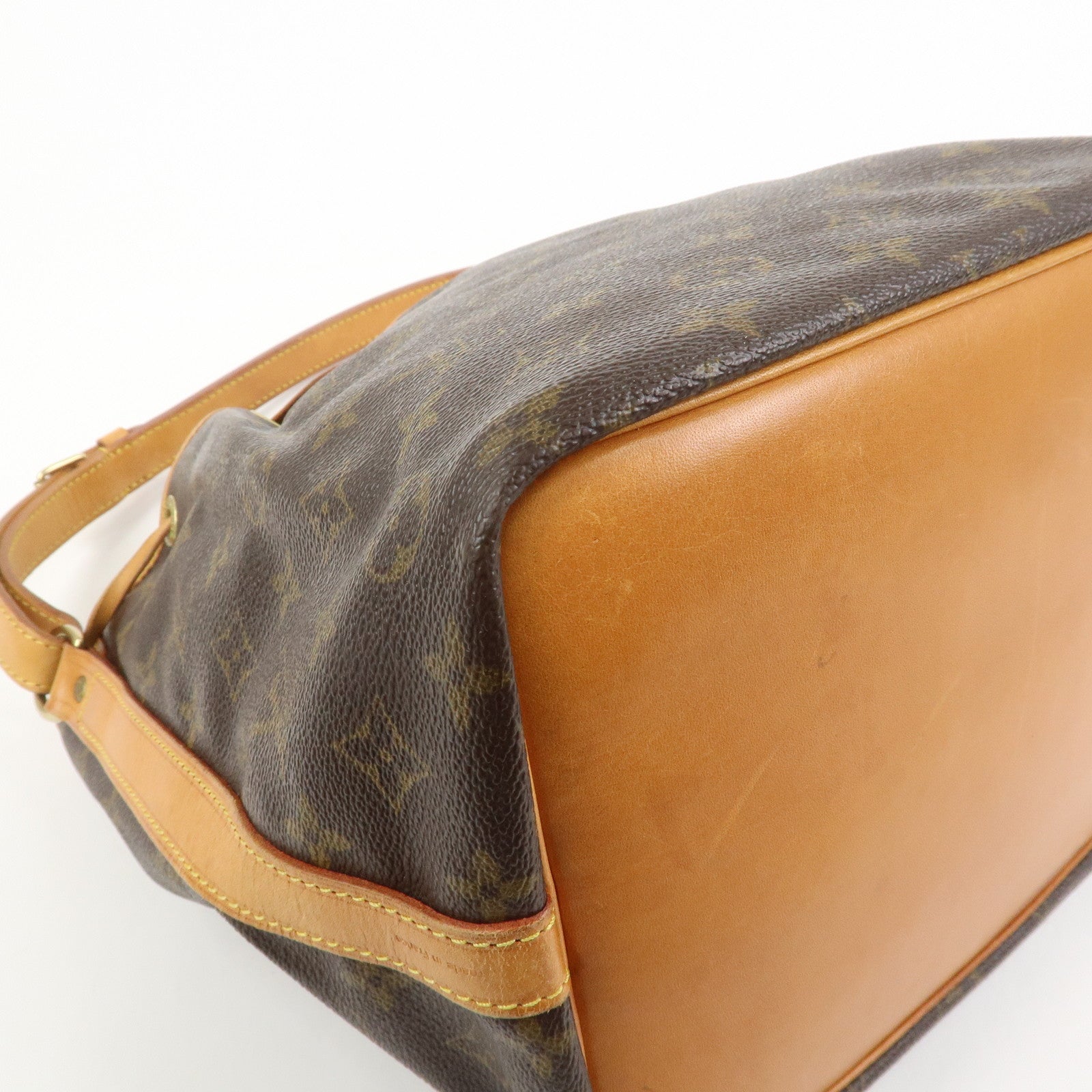 Louis Vuitton Monogram Petit Noe Shoulder Bag Brown M42226