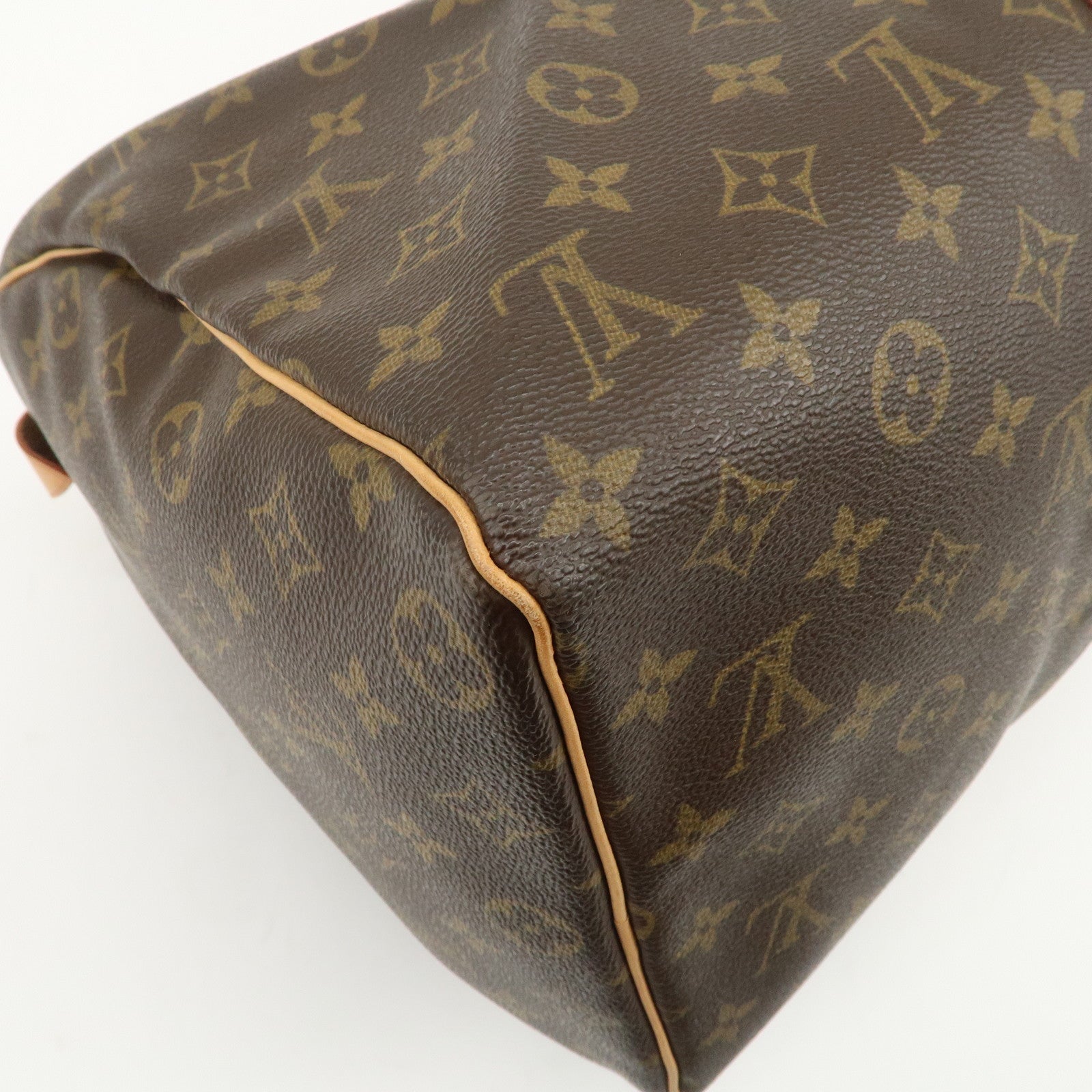 Louis Vuitton Monogram Canvas Keep All 45 Boston Bag Brown M41428