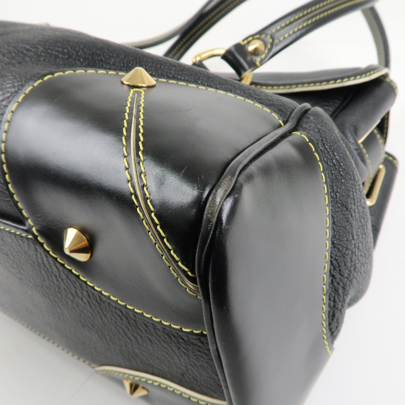 Louis Vuitton Suhali Rhapsody Leather Shoulder Bag Black M95847 Used