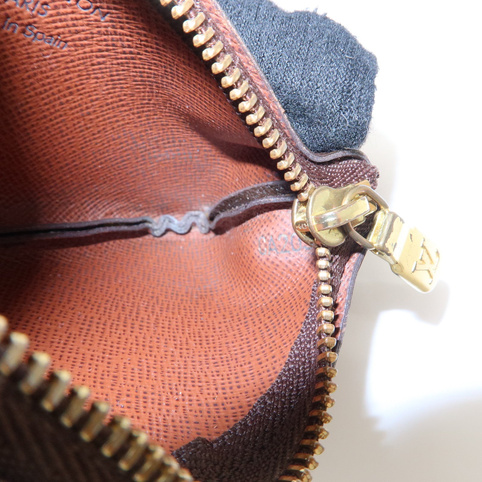 Louis Vuitton Monogram Set of 2 Canvas Coin Case Brown M62650 Used