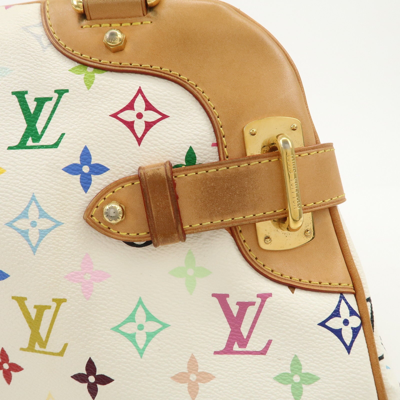Louis Vuitton Monogram Multicolor Claudia Hand Bag Blanc M40193